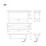 Светильник LTD-LINE-TILT-S210-8W Day4000 (SL, 120 deg, 230V) (Arlight, IP67 Металл, 3 года)