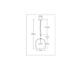 Подвесной светильник Arte Lamp PADOVA A2404SP-23SM, 1хLED