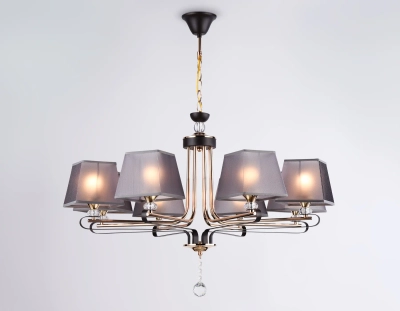 Светильник подвесной TR4618/8 CF/FGD кофе/золото E27/8 max 40W D760*810