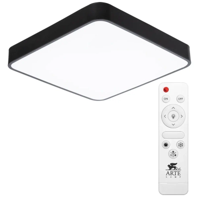 Потолочный светильник Arte Lamp SCENA A2663PL-1BK, 1хLED