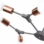 SLE106403-08 Люстра подвесная Серый, Розовое золото E27 8*60W