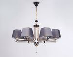 Светильник подвесной TR4618/8 CF/FGD кофе/золото E27/8 max 40W D760*810