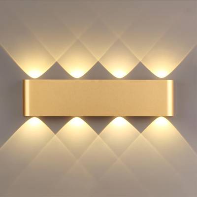 3893/8WL HIGHTECH ODL20 363 золотистый/металл Настенный светильник LED 3000K 8W 220V MAGNUM