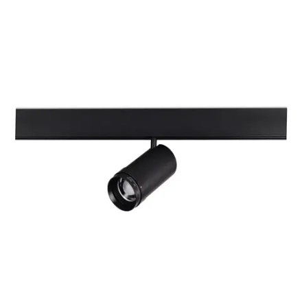ST357.436.20 Магнитный трековый светильник ZOOM Черный LED 1*20W 3000K Lm Ra90 10-55° IP20 D60xH170 48VV