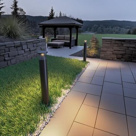 7119/12GL NATURE ODL25 Ландшафтный светильник  черный/металл IP65 LED 12W 670Лм 3000K 120° 220-240V COIL