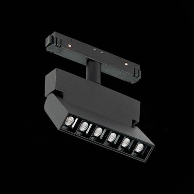 ST362.436.06 Магнитный трековый светильник Черный LED 1*6W 3000K 532Lm Ra&gt;80 36° IP20 L120xW22xH134 48V