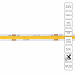 Светодиодная лента 24V 10W/m 3000К 5м Arte Lamp LANE A2432008-01-3K, LED