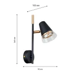 Бра Trandy 4618-1W, 1*GU10*35W. ТМ F-Promo