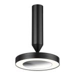 359279 OVER NT23 280 черный Светильник накладной светодиодный IP20 LED 18W 85-265V 1350Лм 3000К MIRROR