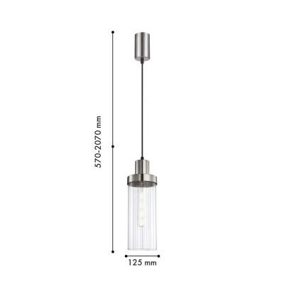 Подвес Hatt 4363-1P, 1*E27*40W. ТМ F-Promo