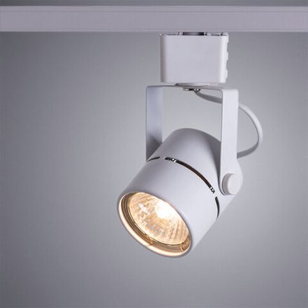 Трековый светильник Arte Lamp MIZAR A1311PL-1WH, 1хGU10