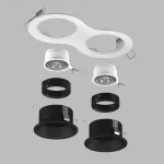 D6260707BMOD Светильник DOMINO ROUND  под LED модуль/лампу МR16 (214626+214607+214607+214007+214007)