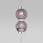 Подвесной светильник со стеклянными плафонами 50186/2 хром