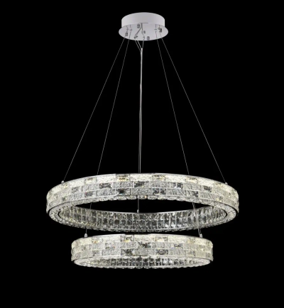 Люстра подвесная Festo Chrome FL1052-20P, LED