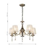 Подвесная люстра Imber 2639-5P. ТМ F-Promo
