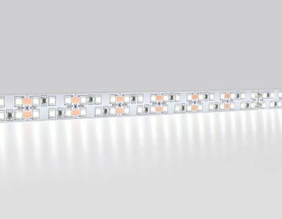 Светодиодная лента двухрядная GS1703 2835 240Led/ 24W m/ 12V IP20 6500K/ 5000*10*1.2mm/ кратность резки 25mm (2 конт.)