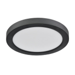 7788/12L MITRA LED SN 537 Светильник пластик/белый/черный LED 12Вт 3000/4000/6500К D170 IP44 CCT/датчик движения NEBULA BLACK