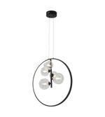 09408-5A,19 Люстра Иона черный d50 h150 G9 5*5W (4000K) (Led лампы в комплекте 4000К)