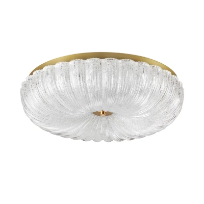 7719/60L PIKO LED SN 567 Светильник металл/стекло/прозрачный/золотой LED 60Вт 3000-6500K D500 IP20 пульт ДУ TESORO