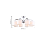 Потолочная люстра Modum 2199-8U, 8*E14*40W. ТМ F-Promo