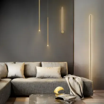 747433 Люстра TUBO LED 5W 300LM 25G ЗОЛОТО 3000K