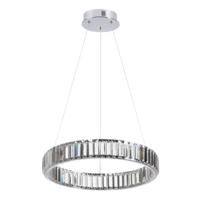 4930/30L L-VISION ODL24 591 хром/прозрачный металл/хрусталь Люстра LED 30W 4000K 3570Лм VEKIA