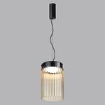 5047/15L L-VISION ODL24 303 черный/светл.янтарный/металл/стекло Подвес LED 15W 4000К 1676Лм PILLARI