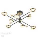 4321/63CL MIDCENT ODL22 347 металл/черный с бронзой Потолочный светильник IP20 LED 58W 2622Лм DENZEL