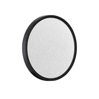 7662/24L MITRA LED SN 090 Светильник пластик/белый/черный LED 24Вт 3000/4000K D300 IP40 OMEGA BLACK