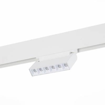 ST364.536.06 Магнитный трековый светильник белый LED 1*6W 3000K 532Lm Ra&gt;80 36° IP20 L120xW22xH108 48V