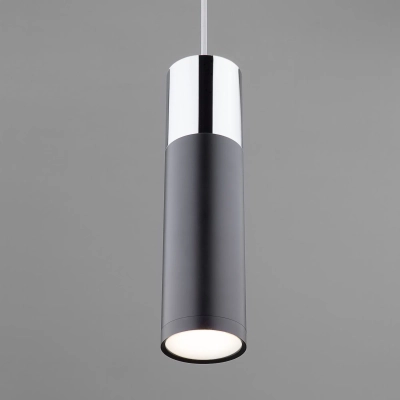 LED светильник подвесной в стиле лофт 50135/1 LED хром/черный, LED