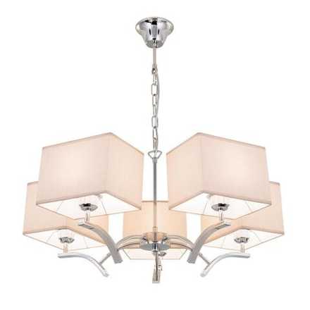 Citilux Эвора Квадро CL460251 Люстра с бежевыми абажурами