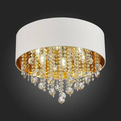 SL1350.502.06 Светильник потолочный ST-Luce Хром/Белый, Золотистый, Прозрачный E14 6*40W