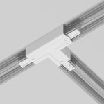 Коннектор Т-образный правый Trinity белый, TRA005CT-31W-R. TM Maytoni