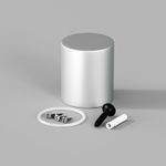 Торцевая металлическая заглушка Nemo D25 серебро, 20316. TM Maytoni