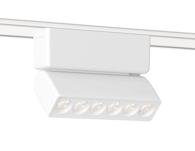 Светильник светодиодный трековый для шинопровода Magnetic Ultra Slim GV1468 WH белый IP20 6W 4200K 48V 24° 122*26*80
