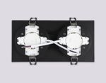 Светильник накладной точечный TN52424/2 BK/FR черный/белый матовый GX53 max 12W 210*105*45