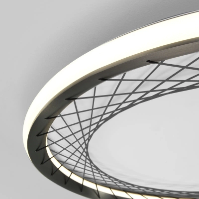 Потолочный светодиодный светильник 40023/1 LED серый, LED