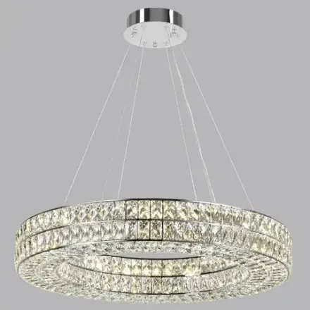 4927/85L L-VISION ODL24 583 хром/металл/хрусталь Люстра LED 85W 4000K 5074Лм PANTA