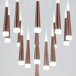 Citilux Вегас CL227163 LED Люстра каскадная Коричневая