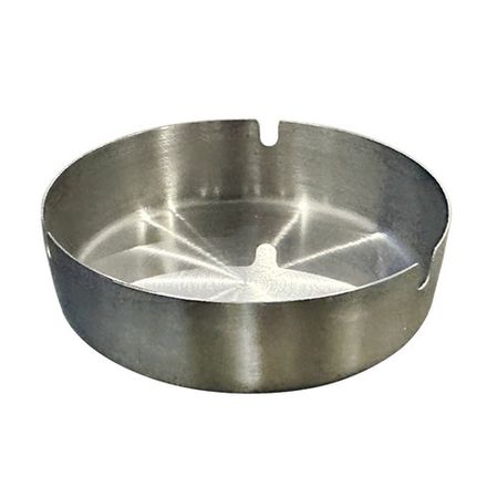 Пепельница, Domestico, из нержавеющей стали, размер: 12*3 см