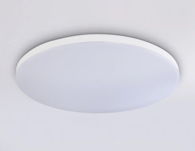 Потолочный светодиодный светильник с Wi-Fi Яндекс Алисой/Tuya/Smart Home/Alexa FZ2002 WH белый IP54 25W 3000K-6500K+RGB D370*55 (ПДУ ИК)
