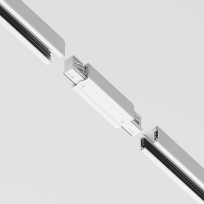 Коннектор прямой Trinity белый, TRA005C-31W. TM Maytoni