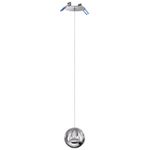 5100/5L L-VISION ODL25 хром/прозрачный/акрил Подвес "2 в 1" LED 5W 4000K 300Лм SONO
