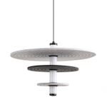 8295/11AL LEDIO черный/светло-серый/темно-серый, металл/фетр/акрил Подвес LED 11W 3000K 220V FELTA