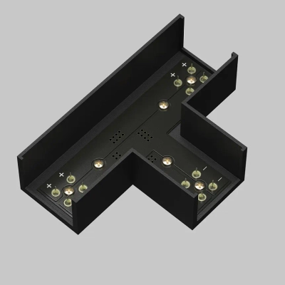Коннектор питания Т-образный Elasity, TRA160CT-11B. TM Maytoni