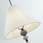 4896/1 MODERN ODL_EX23 163 черный матов./серый/молочный металл/керамика/ткань Подвес E27 1*60W SOCHI