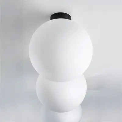 812037 Люстра GLOBO 1х40W E14 ЧЕРНЫЙ/БЕЛЫЙ