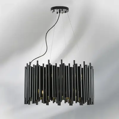 816107 Люстра SAVONA 10х40W G9 ЧЕРНЫЙ Lightstar