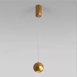 Подвесной светодиодный светильник Giro бронза 50215/1 LED